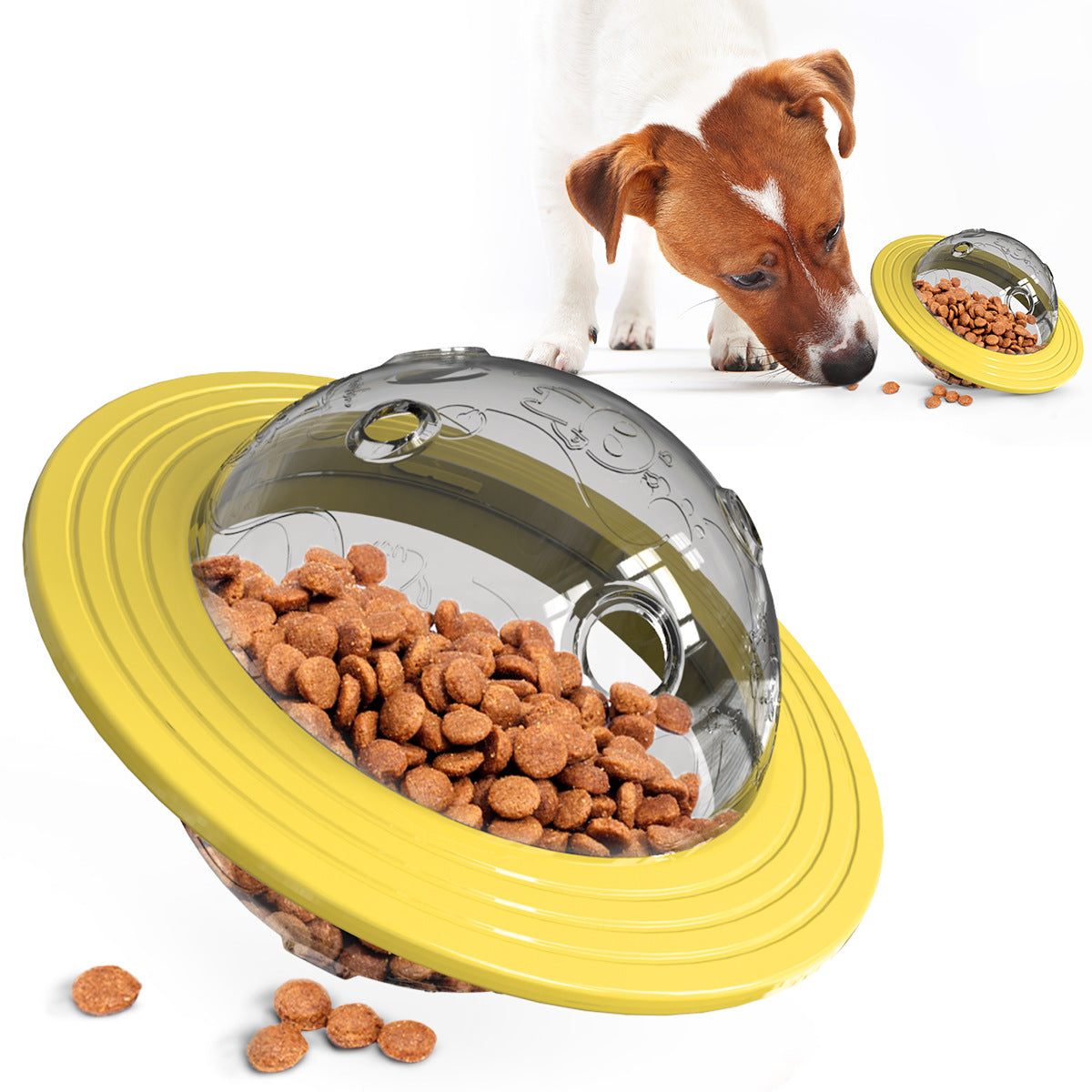 Pet Supplies Gnawing Wear-Resistant Dog Toys Puzzle Dog Supplies Frisbee Flying Saucer Ball Leakage Device