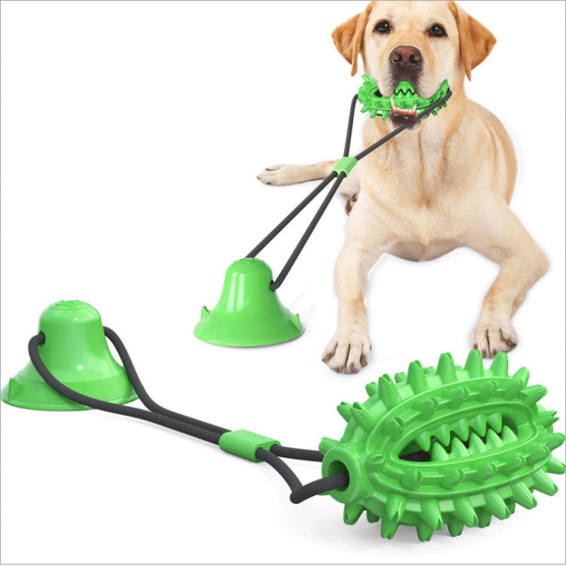 Pet Supplies New Cactus Ball Teething Stick Dog Toys Dog Suction Cup Venting Bite Resistant Toys