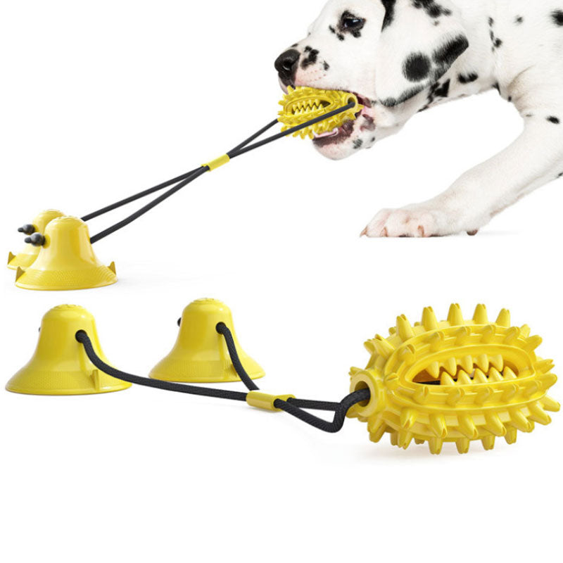 Pet Supplies New Cactus Ball Teething Stick Dog Toys Dog Suction Cup Venting Bite Resistant Toys