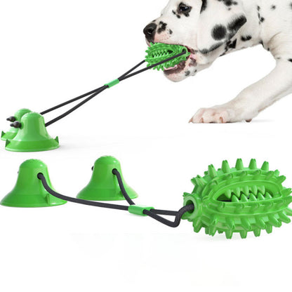 Pet Supplies New Cactus Ball Teething Stick Dog Toys Dog Suction Cup Venting Bite Resistant Toys